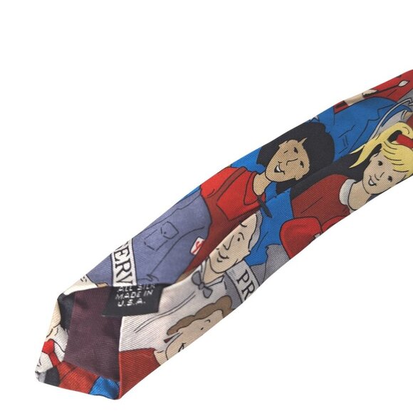 Moose International Silk Necktie Civil Service Proud To Serve - Picture 6 of 6